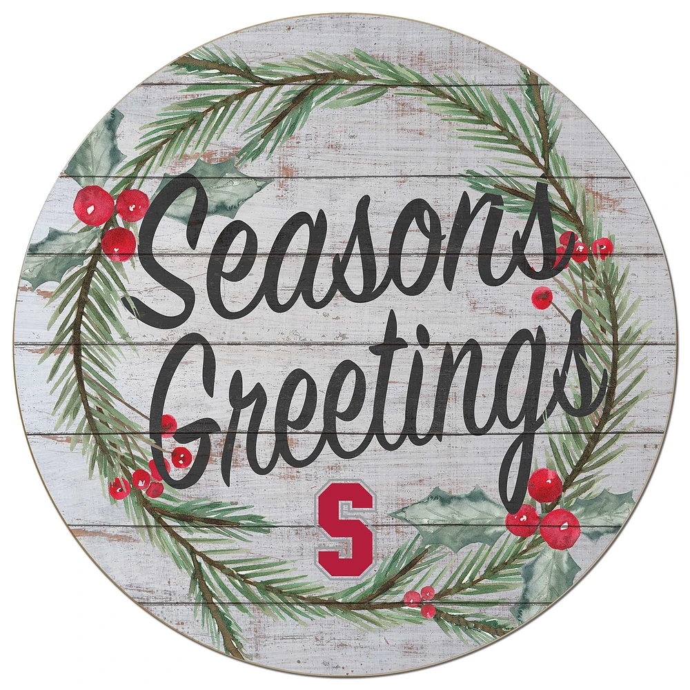 Stevens Institute of Technology Ducks 20'' x 20'' Season's Greetings Circle
