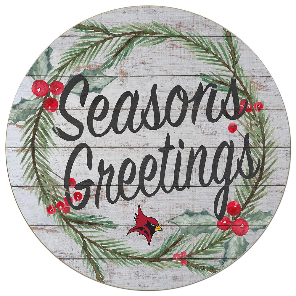 St. John Fisher Cardinals 20'' x 20'' Season's Greetings Circle