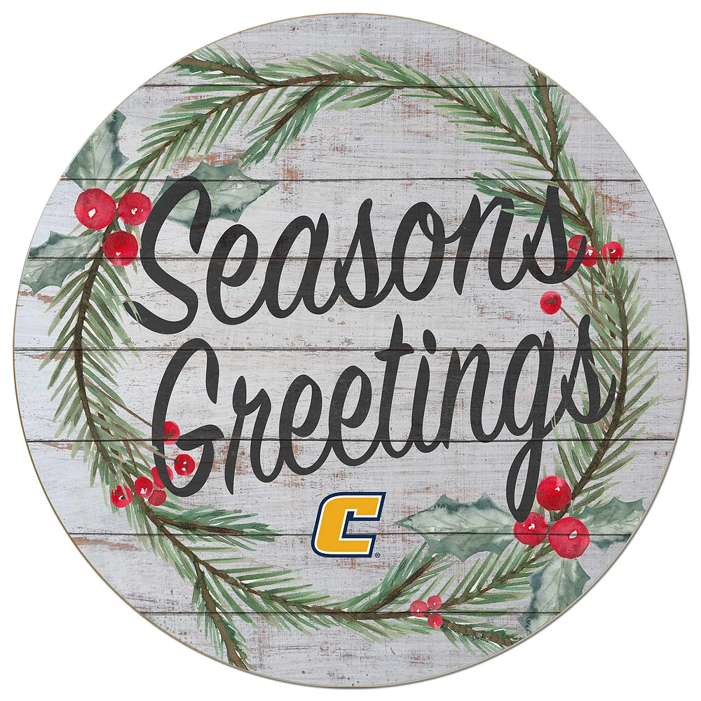 Tennessee Chattanooga Mocs 20'' x 20'' Season's Greetings Circle