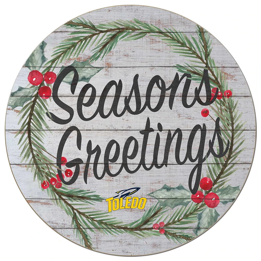 Toledo Rockets 20'' x 20'' Season's Greetings Circle