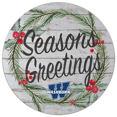 Washburn Ichabods 20'' x 20'' Season's Greetings Circle