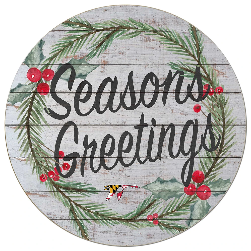 Washington College Shoremen 20'' x 20'' Season's Greetings Circle
