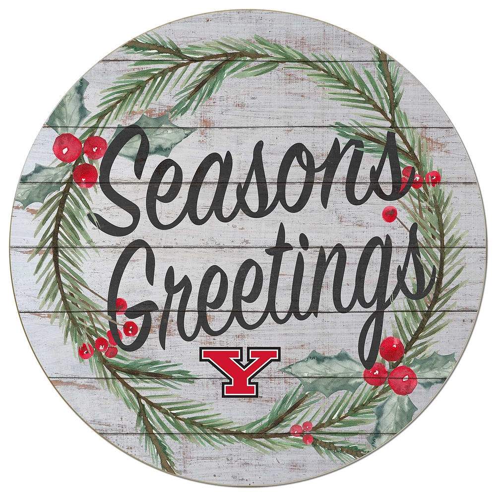 Youngstown State Penguins 20'' x 20'' Season's Greetings Circle