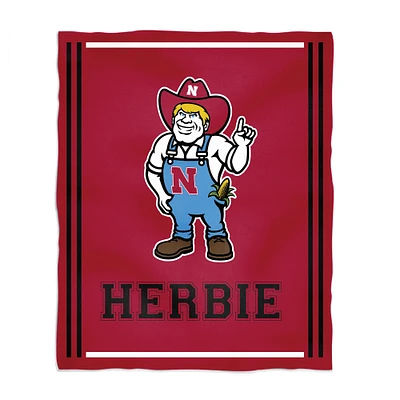 Vive La Fete Nebraska Huskers 36'' x 48'' Big Mascot Blanket