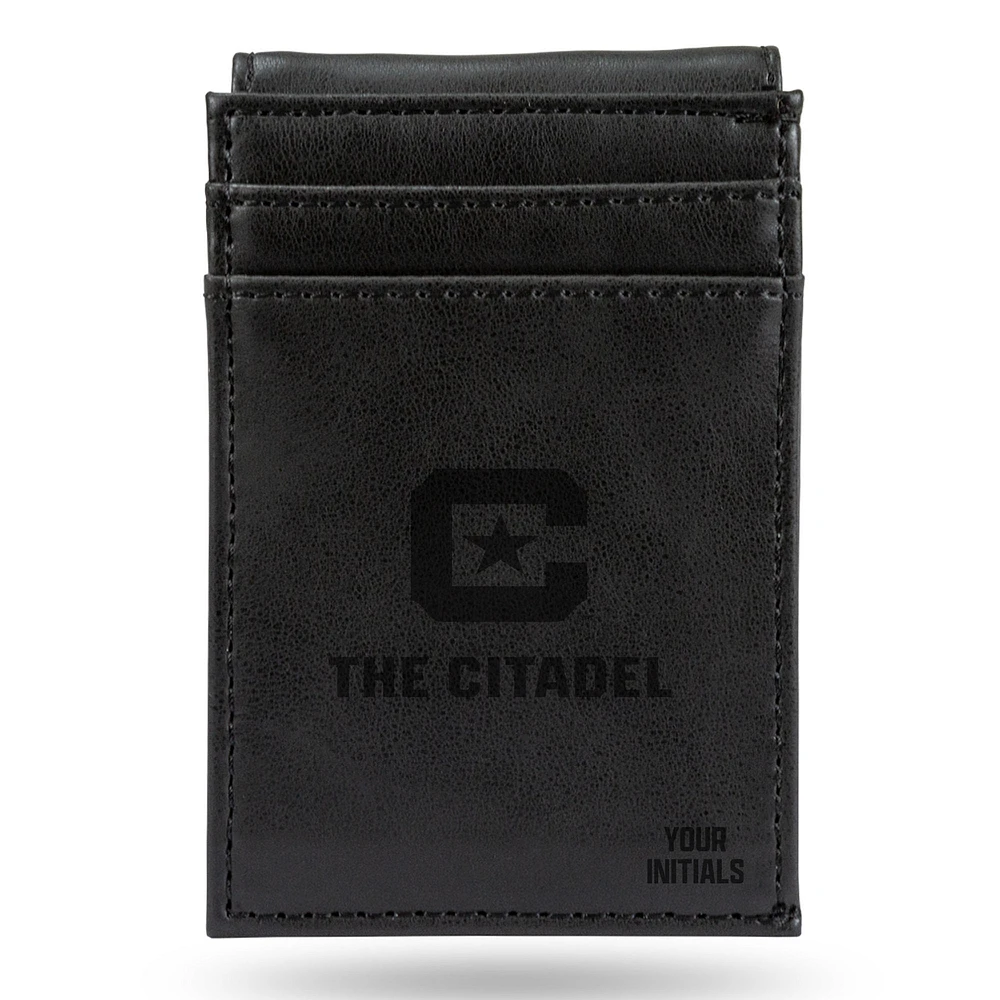 Citadel Bulldogs Personalized Front Pocket Wallet