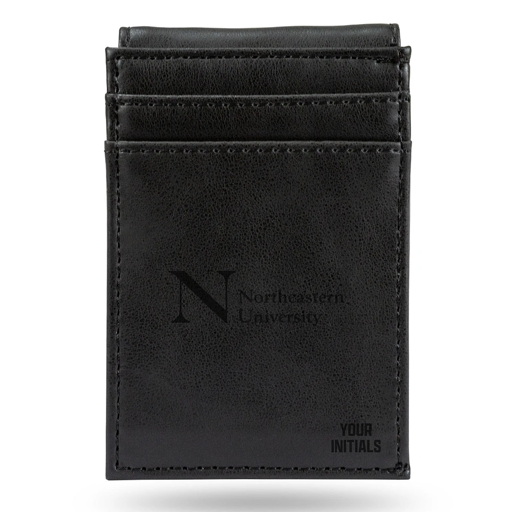Northeastern Huskies Personalized Front Pocket Wallet