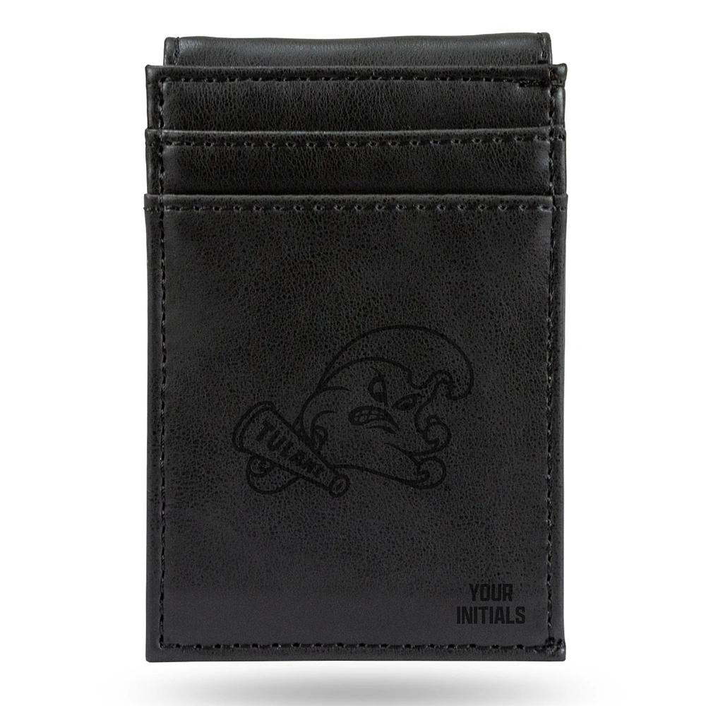 Tulane Green Wave Personalized Front Pocket Wallet