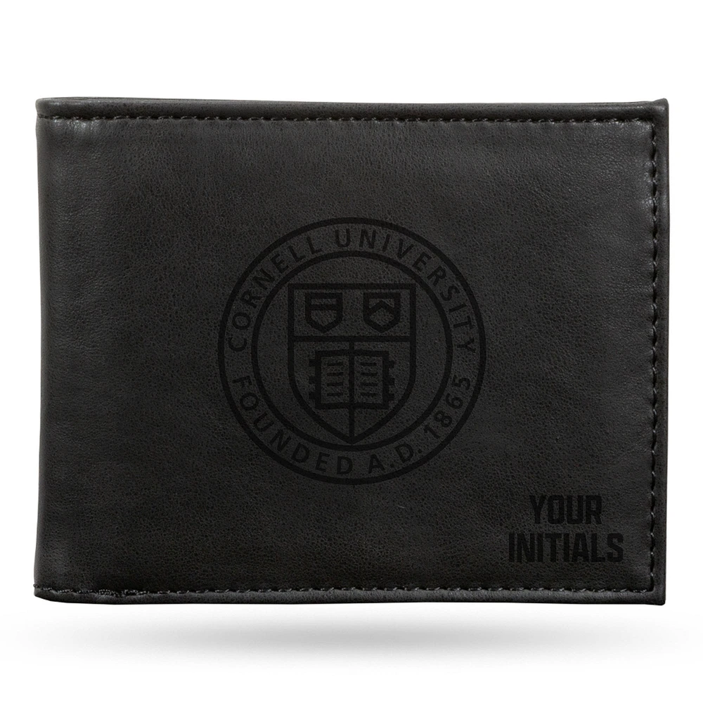 Black Cornell Big Red Personalized Billfold Wallet