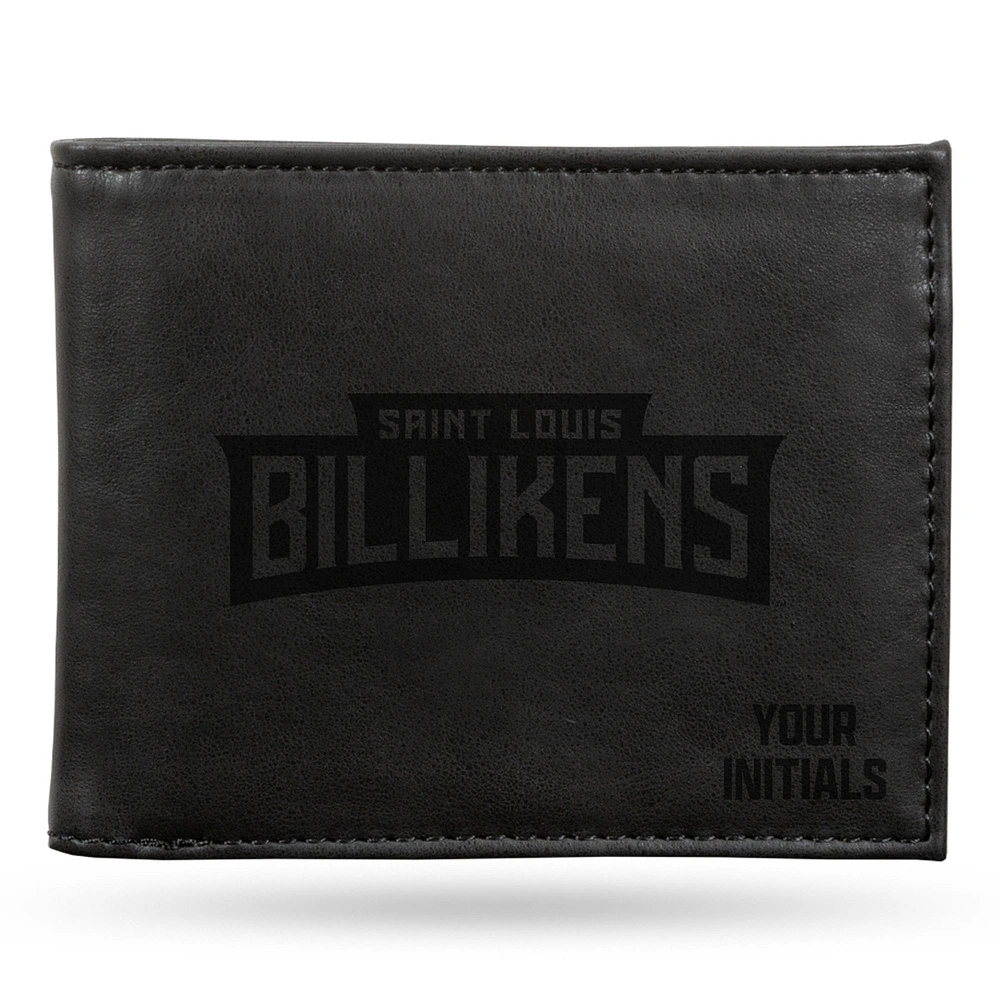 Black Saint Louis Billikens Personalized Billfold Wallet