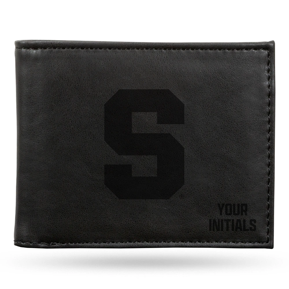 Black Syracuse Orange Personalized Billfold Wallet
