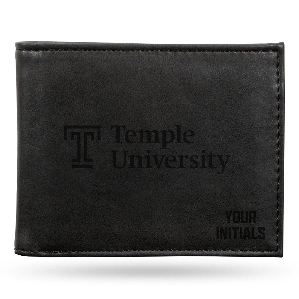 Temple Owls Personalized Billfold Wallet