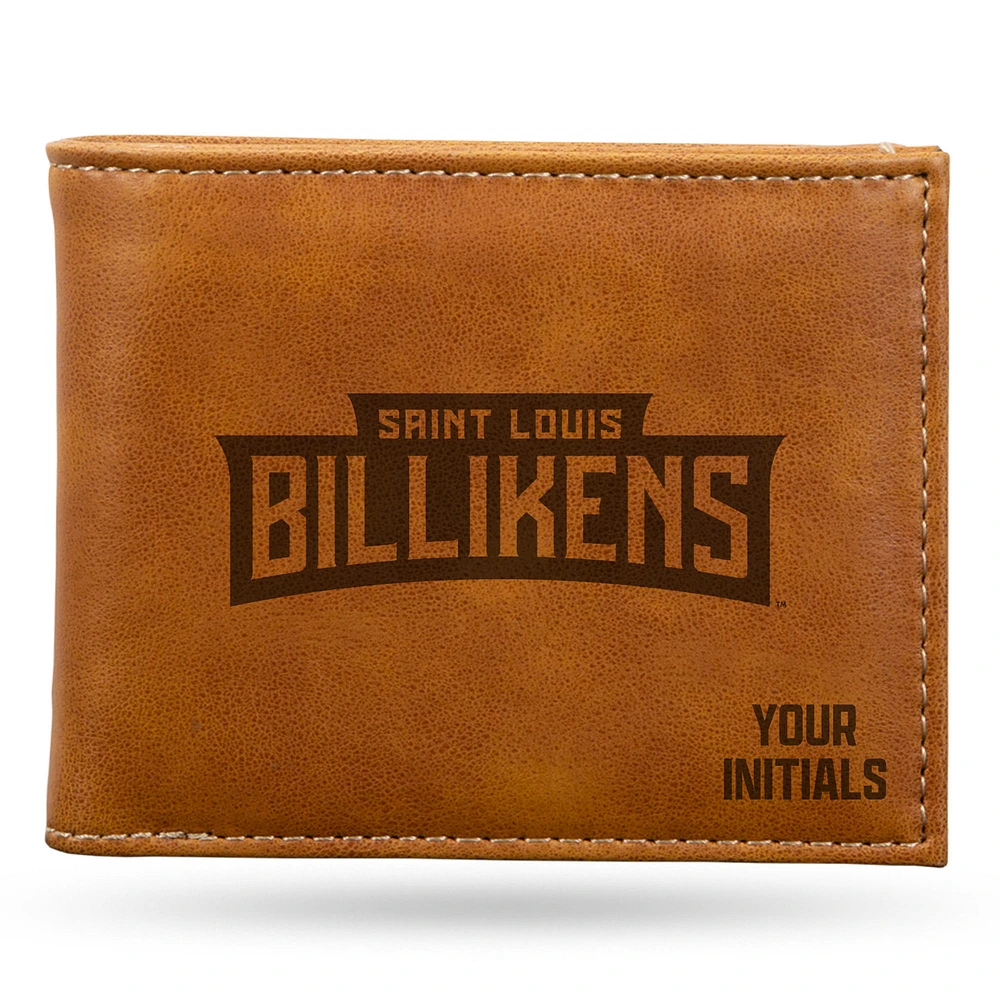 Brown Saint Louis Billikens Personalized Billfold Wallet