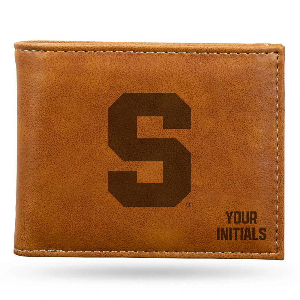 Brown Syracuse Orange Personalized Billfold Wallet