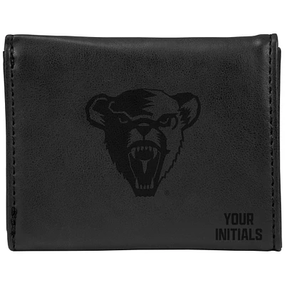 Black Maine Black Bears Personalized Trifold Wallet