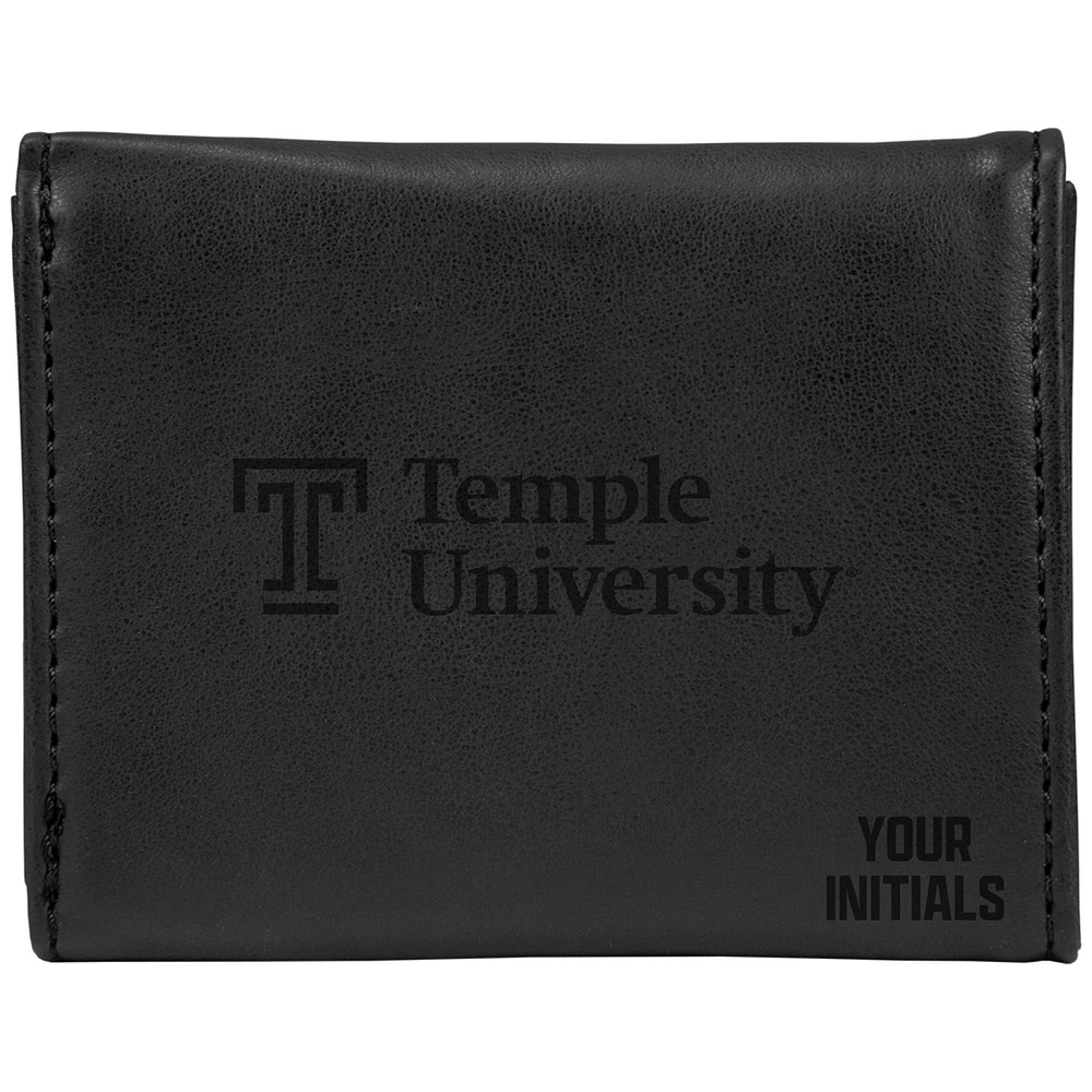 Temple Owls Personalized Trifold Wallet