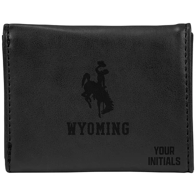 Wyoming Cowboys Personalized Trifold Wallet
