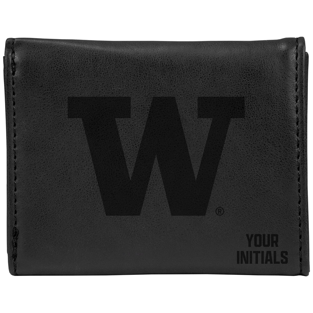 Washington Huskies Personalized Trifold Wallet