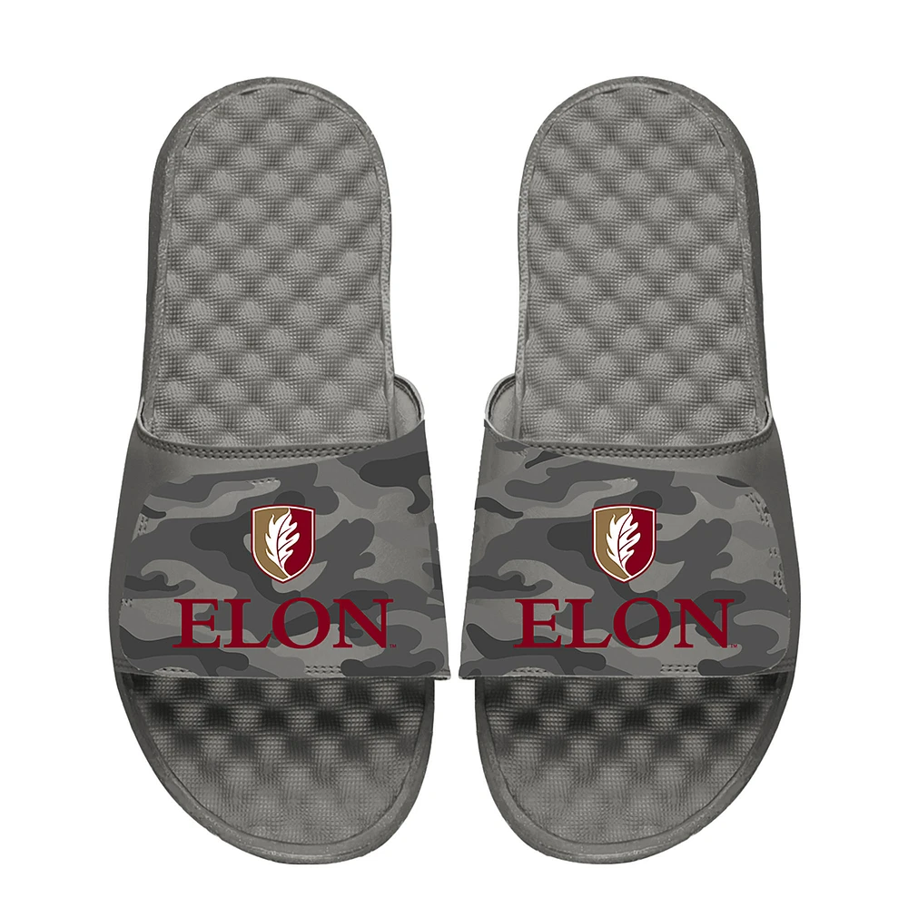 Youth ISlide Gray Elon Phoenix Camo Slide Sandals