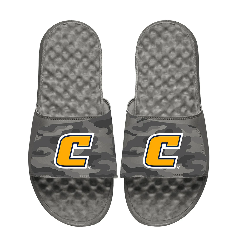 Youth ISlide Gray Tennessee Chattanooga Mocs Camo Slide Sandals