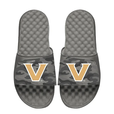 Youth ISlide Gray Vanderbilt Commodores Camo Slide Sandals
