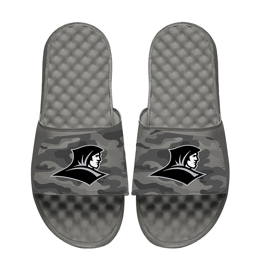 Men's ISlide Gray Providence Friars Camo Slide Sandals