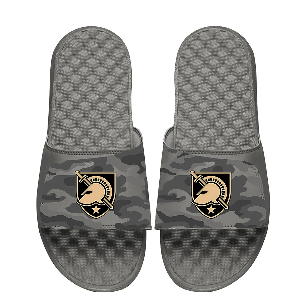 Men's ISlide Gray Army Black Knights Camo Slide Sandals