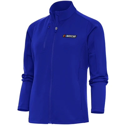 Women's Antigua Royal NASCAR Generation Full-Zip Jacket