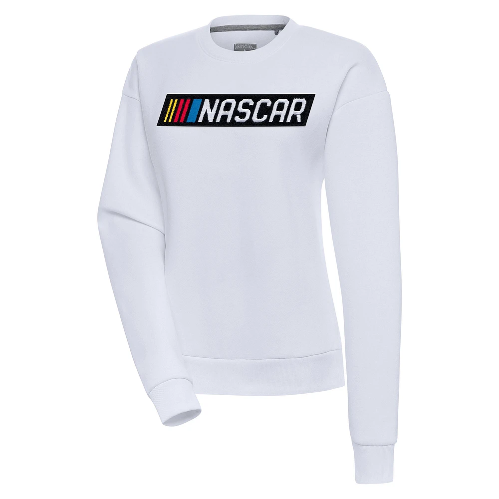 Women's Antigua NASCAR Victory Chenille Pullover Sweatshirt