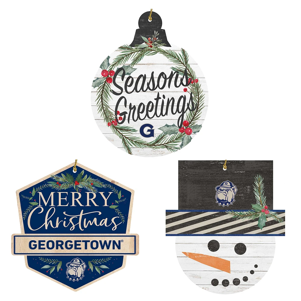 Georgetown Hoyas Ornament Bundle