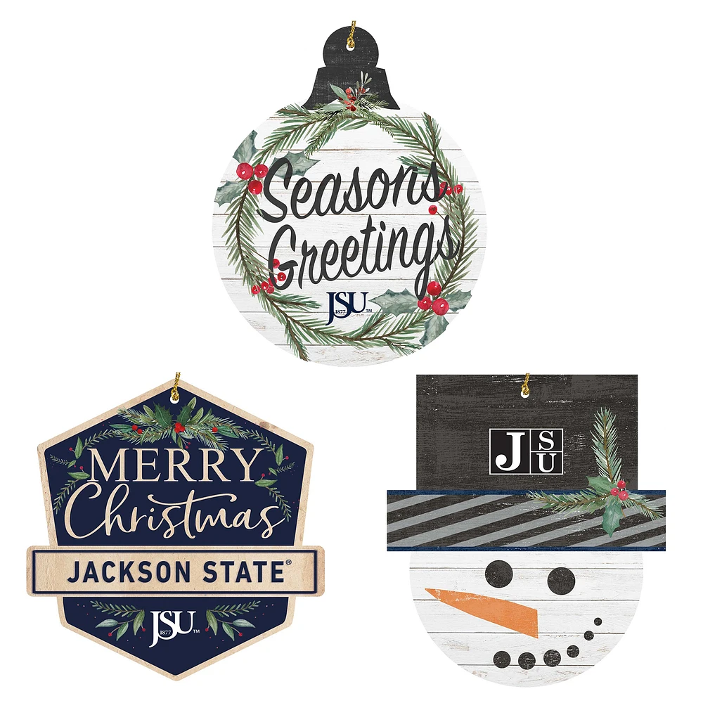 Jackson State Tigers Ornament Bundle