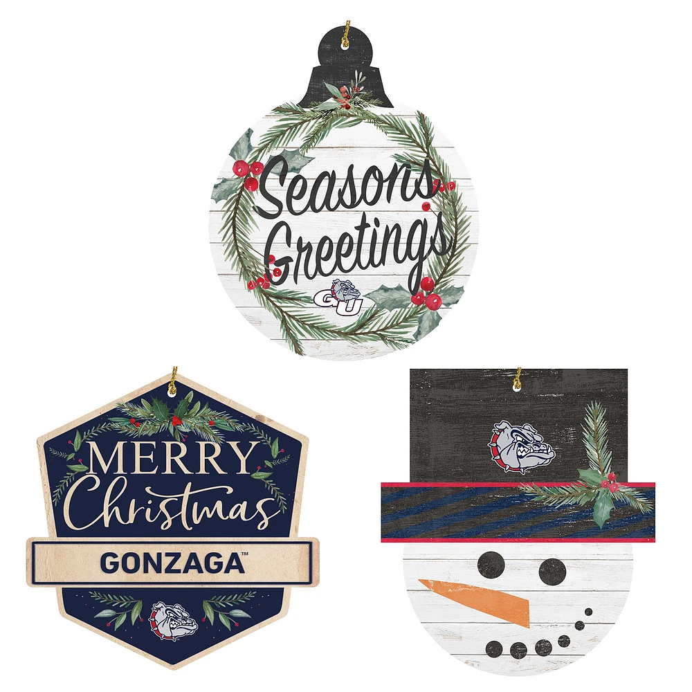Gonzaga Bulldogs Ornament Bundle