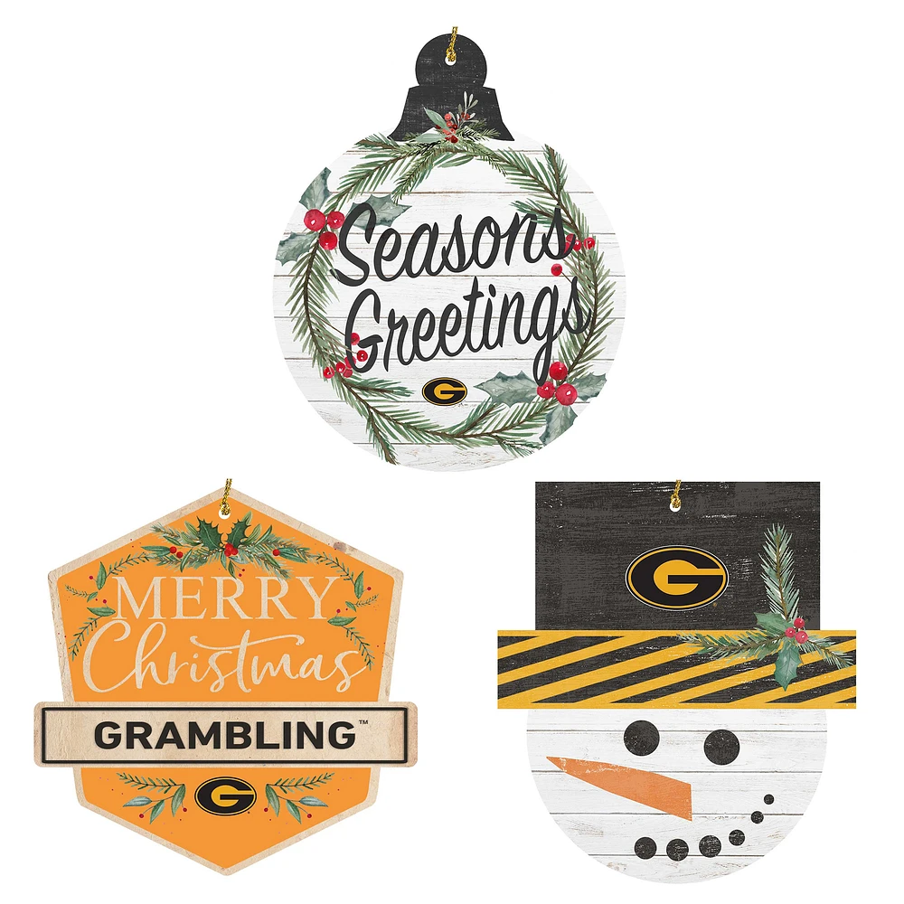 Grambling Tigers Ornament Bundle