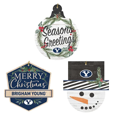 BYU Cougars Ornament Bundle