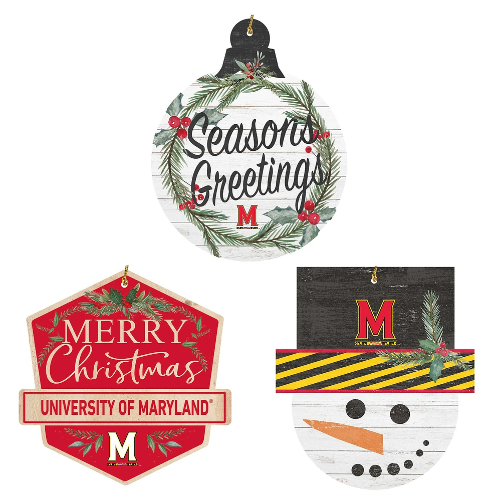 Maryland Terrapins Ornament Bundle