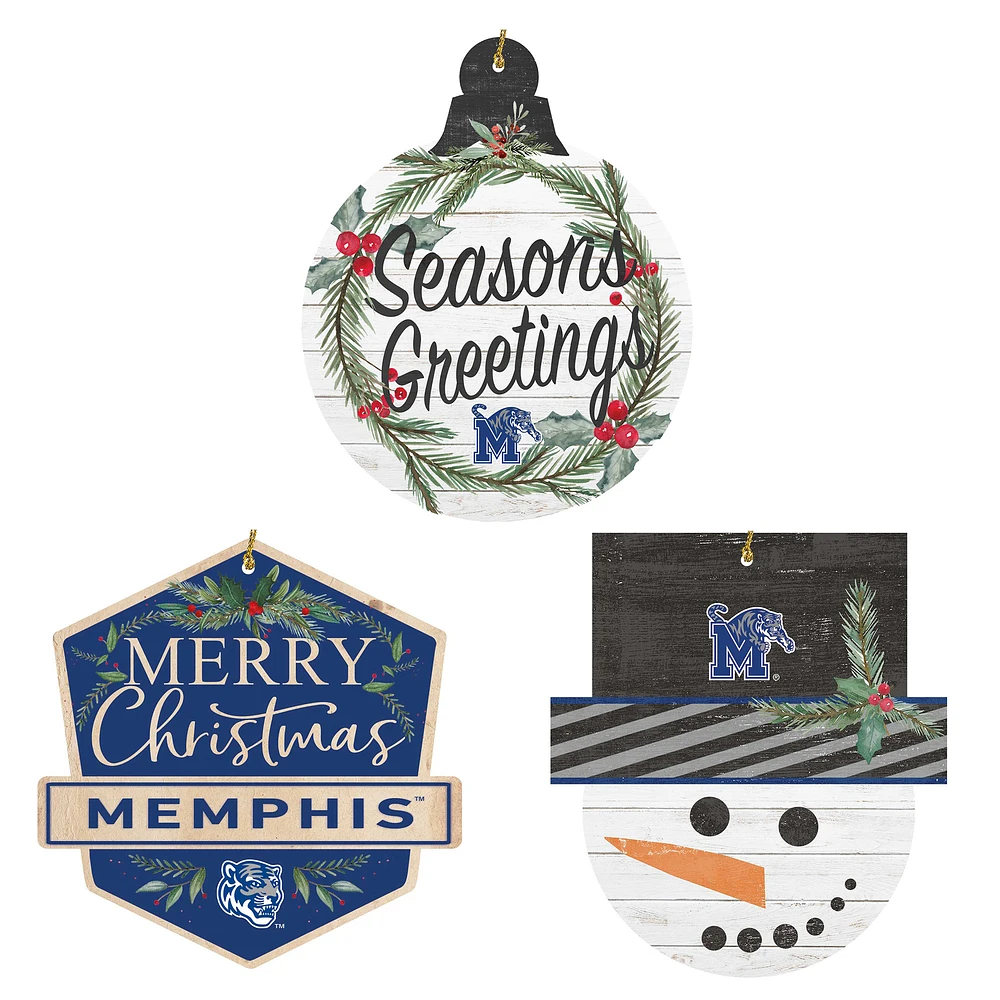 Memphis Tigers Ornament Bundle