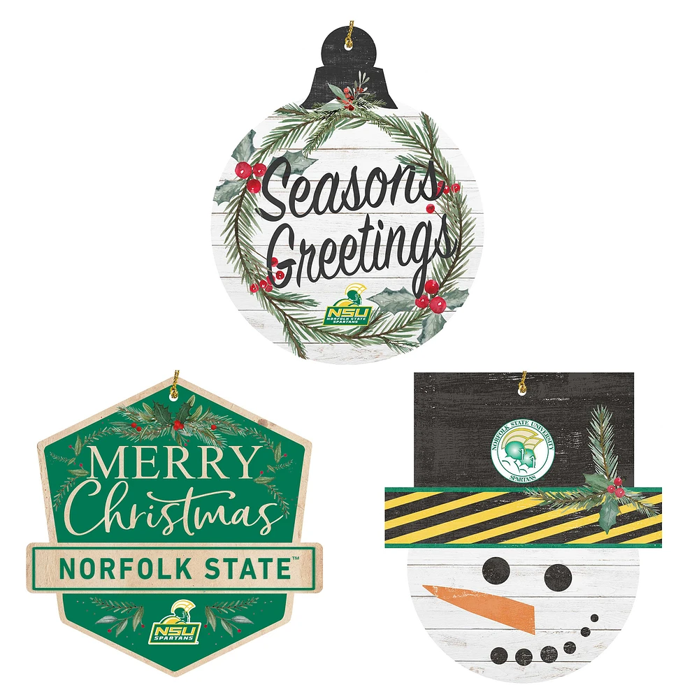Norfolk State Spartans Ornament Bundle