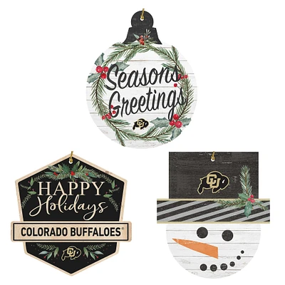 Colorado Buffaloes Ornament Bundle