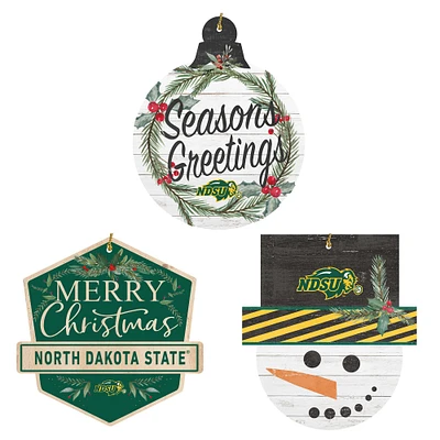 NDSU Bison Ornament Bundle