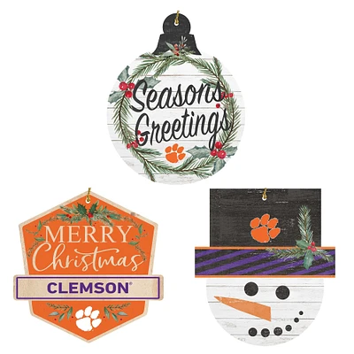Clemson Tigers Ornament Bundle