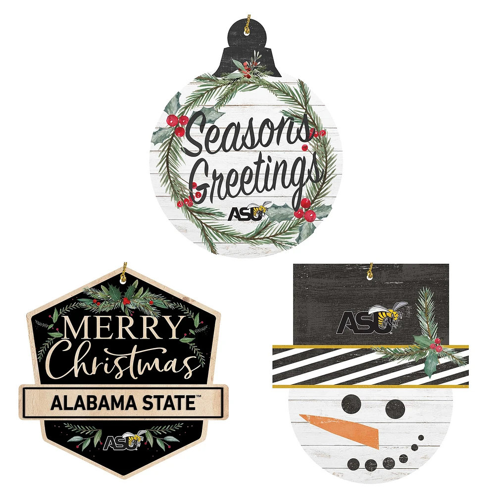 Alabama State Hornets Ornament Bundle