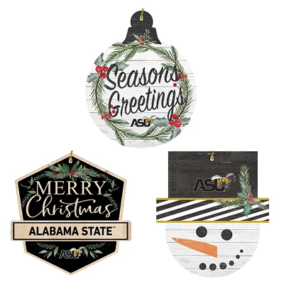 Alabama State Hornets Ornament Bundle