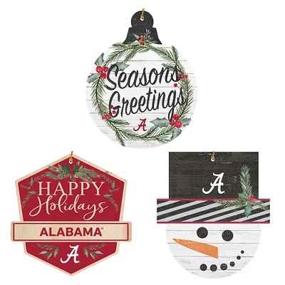 Alabama Crimson Tide Ornament Bundle