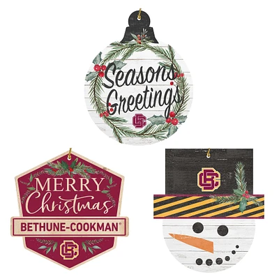 Bethune-Cookman Wildcats Ornament Bundle
