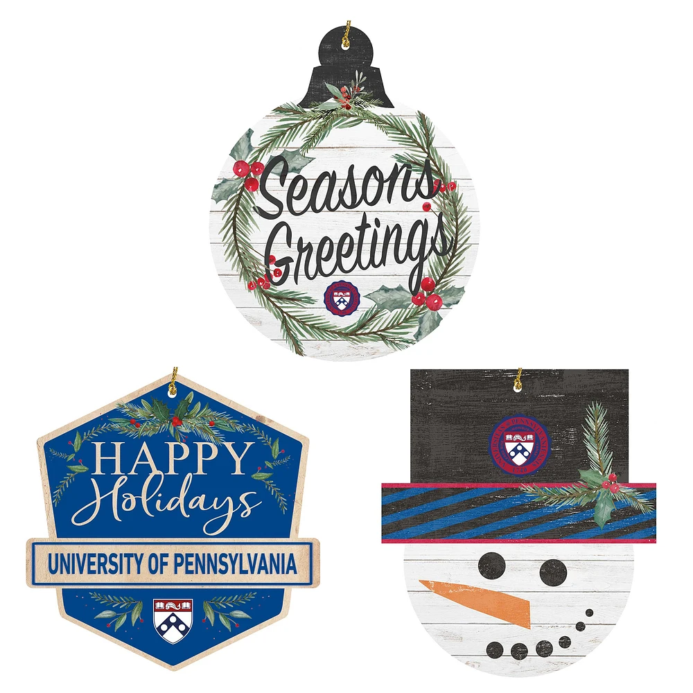 Pennsylvania Quakers Ornament Bundle