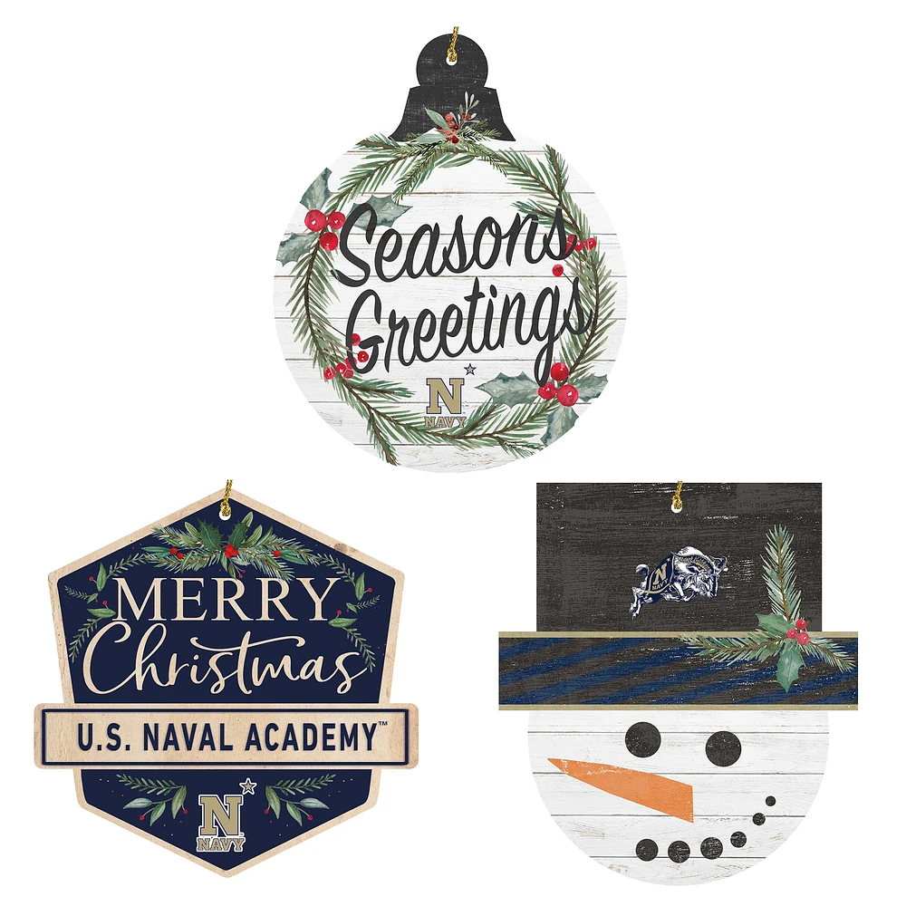 Navy Midshipmen Ornament Bundle