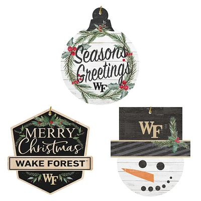 Wake Forest Demon Deacons Ornament Bundle