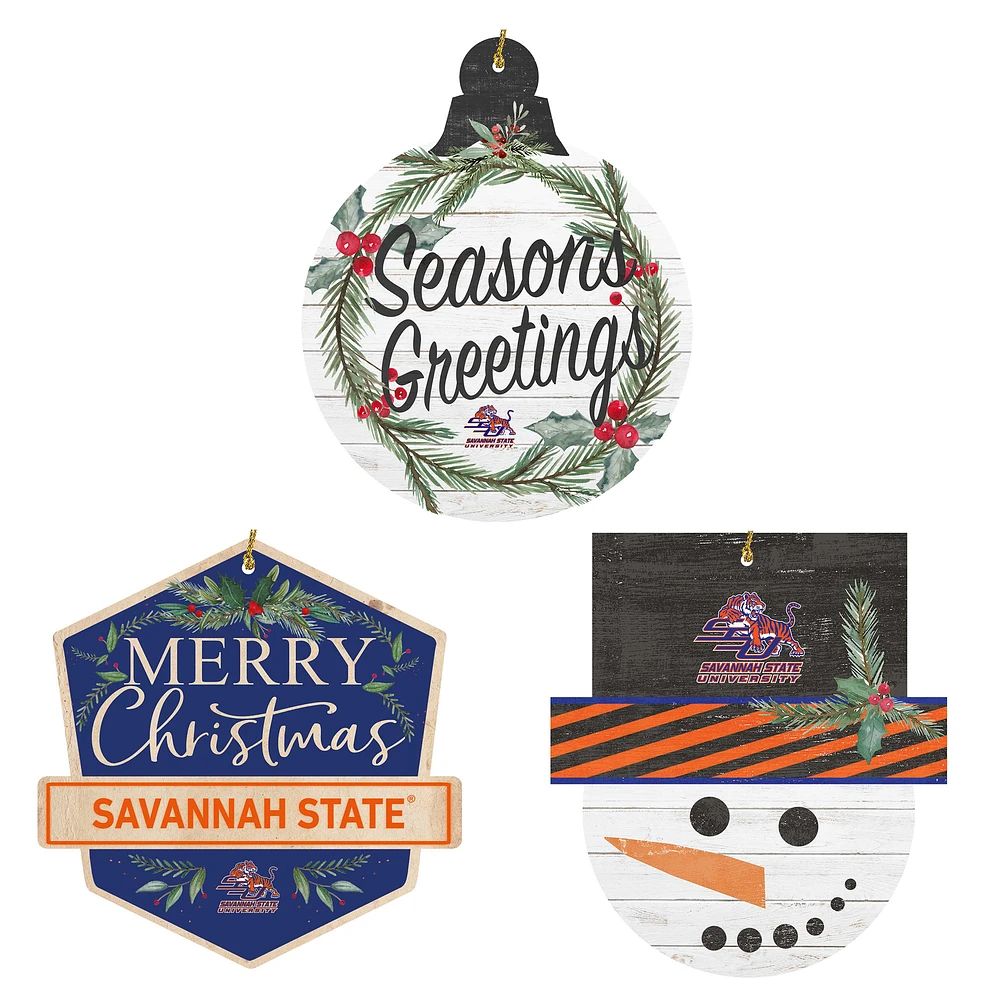 Savannah State Tigers Ornament Bundle