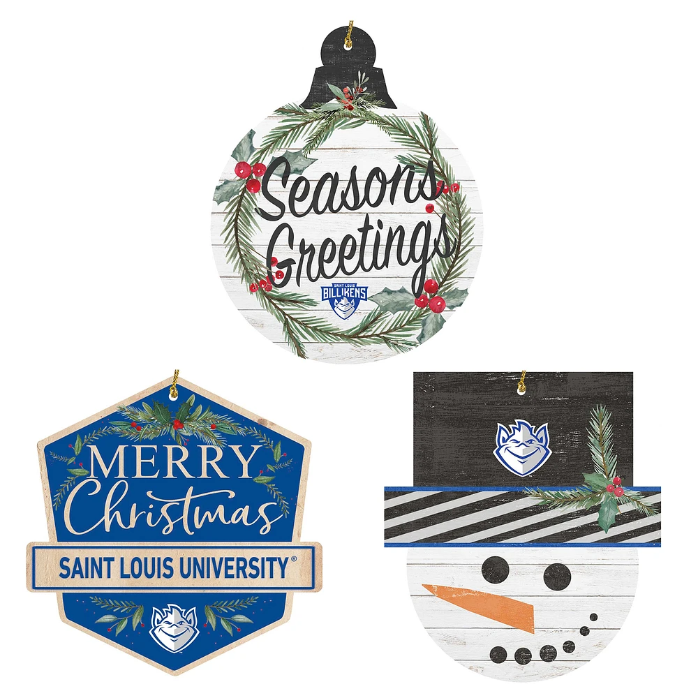 Saint Louis Billikens Ornament Bundle