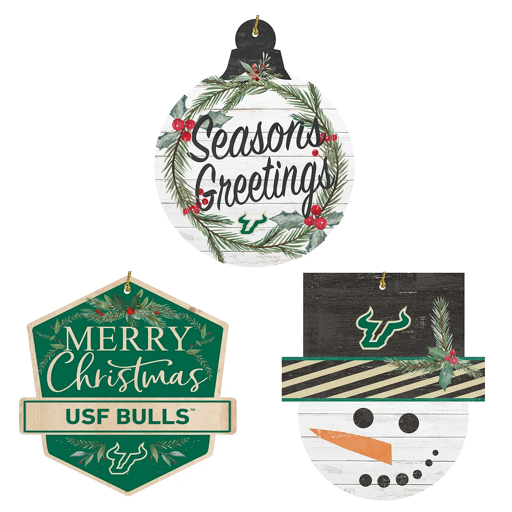 South Florida Bulls Ornament Bundle