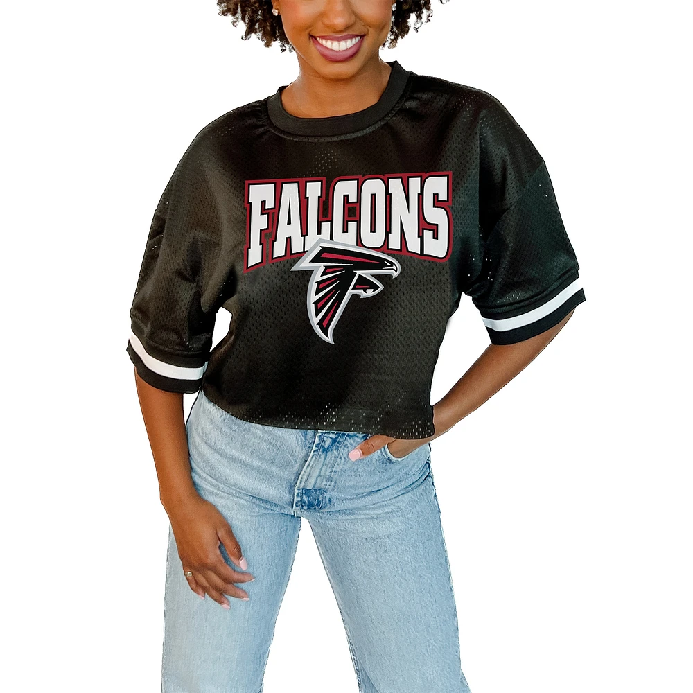 Women's Gameday Couture Black Atlanta Falcons Game Face Fashion Jersey